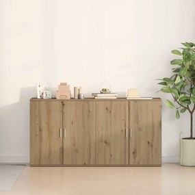 vidaXL Παραδοσιακά Πλευρικά Έπιπλα 2 pcs artisan δρυς 79 x 38 x 80 εκ.