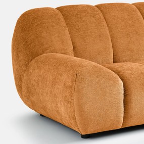 Τριθέσιος καναπές από χοντρό βελούδο, Nuria