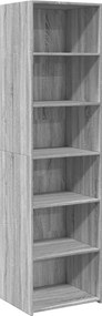 vidaXL Ντουλάπι Γκρι Sonoma 50x41x185 εκ. από Επεξεργασμένο Ξύλο