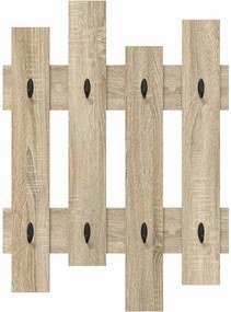 vidaXL Τοίχου Κρεμάστρα Δρύς Sonoma 60 x 3 x 82 εκ.