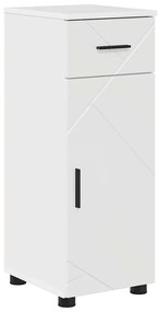 vidaXL Σετ Επίπλων Μπάνιου 4 pcs Γυαλιστερό λευκό 61 x 35 x 64 εκ.