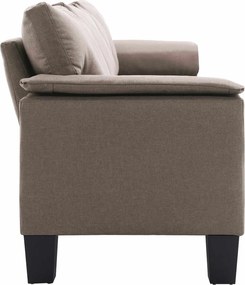 vidaXL Καναπές Taupe Τετραθέσιος ύφασμα