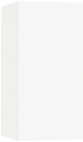 vidaXL Έπιπλα Τηλεόρασης Σετ 6 Τεμαχίων Λευκό από Επεξ. Ξύλο