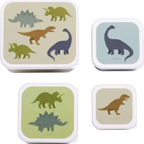 Φαγητοδοχεία (Σετ 4τμχ) Α Little Lovely Company Dinosaurs SBSEDI38