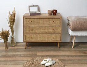 ΚΟΝΣΌΛΕΣ &amp; ΜΠΟΥΦΈΔΕΣ (ΈΠΙΠΛΑ ΕΙΣΌΔΟΥ) BALI 3-DRAWER CHEST A1/M1 HD7455