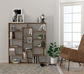 Βιβλιοθήκη Καρυδιά AMPLE 125x22x135,7