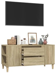 vidaXL Έπιπλο Τηλεόρασης Sonoma Δρυς 102x44,5x50 εκ. Επεξ. Ξύλο