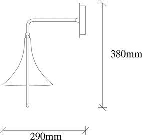 Wall Lamp Namutenahi - 124-A Black