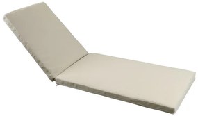 Μαξιλάρι Vertian pakoworld textilene σε μπεζ απόχρωση 194x58x7εκ - 152-000093