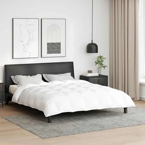vidaXL Κουβέρτια & Κουβέρτες Λευκό 240 x 220 cm Πούπουλο