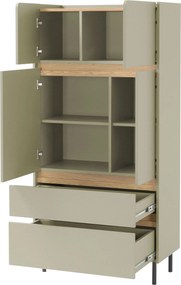 Μπουφές Luca 05 Ψηλός-Λαδί