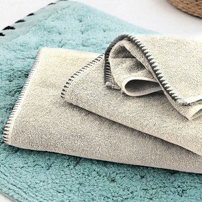 Πετσέτα Brooklyn Beige Palamaiki Σώματος 80x160cm 100% Βαμβάκι