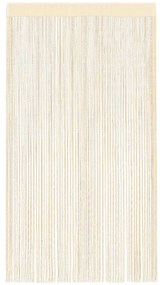 vidaXL Κουρτίνες με Κρόσσια 2 τεμ. Κρεμ 140 x 250 εκ.