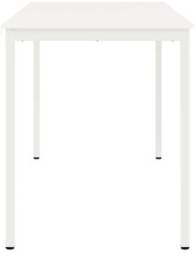 vidaXL Τραπέζι μπαρ Λευκό 110 x 55 x 105 εκ. Στερεά ξυλεία πεύκου