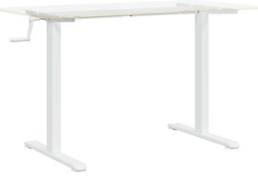 vidaXL Σκελετός Όρθιου Γραφείου Λευκός (94-135)x60x(70-114) εκ. Ατσάλι