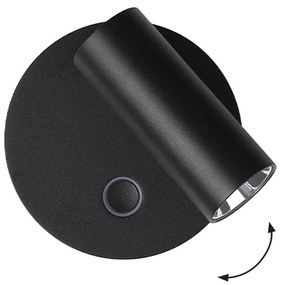 Φωτιστικό Τοίχου - Απλίκα Tara 4319601 LED 4W 205Lm Black Viokef