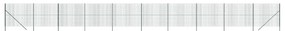 vidaXL Συρματόπλεγμα Περίφραξης Πράσινο 1,2x25 μ. Γαλβανισμένο Ατσάλι