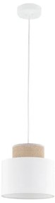 Κρεμαστό Φωτιστικό Οροφής 1xE27 Λευκό Duo White 10078 TK Lighting-10078-Λευκό 10078