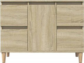 vidaXL Ντουλάπι Νιπτήρα Sonoma Δρυς 80x33x60 εκ. Επεξεργασμένο Ξύλο