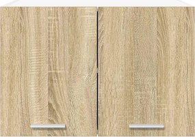 vidaXL Κρεμαστό ντουλάπι 2 pcs Σομόνα Δρυς και Λευκό 60 x 31 x 40 εκ