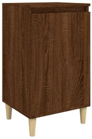 vidaXL Κομοδίνο Καφέ δρυς 40x35x70 εκ. από Επεξεργασμένο Ξύλο