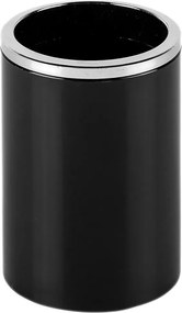 Stewehome Σετ μπάνιου από πλαστικό με 5 τεμάχια Μαύρο