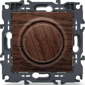 Διακόπτης Τοίχου Dimmer Led Χωνευτός Prime 1000115206 TE 200VA 250VAC Wood Effect Brown Aca