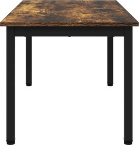 vidaXL Τραπεζάκι σαλονιού Καπνιστό Δρύς 100 x 50 x 45 cm