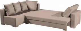 Γωνιακός καναπές Trendy-Δεξιά-285φ 185β εκ.-Μπεζ