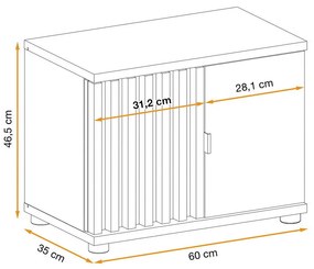 Swap XIX Σύνθεση Καφέ δρυς 280x180x40