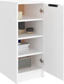 vidaXL Παπουτσοθήκη Λευκή 30 x 35 x 70 εκ. από Επεξεργασμένο Ξύλο