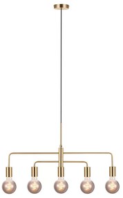 Φωτιστικό Οροφής Κρεμαστό Gloom 5-Spot 2113053035 E27 36x74cm Brass Nordlux