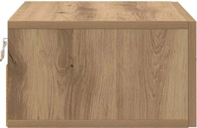 vidaXL Κομοδίνο artisan δρυς 35 x 35 x 20 εκ Επεξεργασμένο ξύλο
