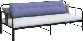 vidaXL Μαξιλάρι Πλάτης Μπλε τζην 200 x 50 x 19 cm ύφασμα
