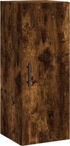 vidaXL Ντουλάπι Τοίχου Καπνιστή Δρυς 34,5 x 34 x 90 εκ.