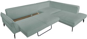 Γωνιακός καναπές Dijon-Menta-Αριστερή