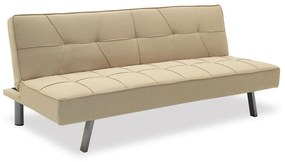 Καναπές-κρεβάτι Travis pakoworld 3θέσιος με ύφασμα μπεζ 175x83x74εκ Model: 035-000025