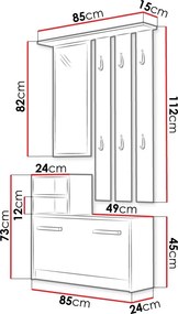 Έπιπλο υποδοχής Kolom-Leuko