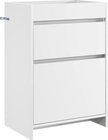 vidaXL Ντουλάπι Κάτω από τον Νιπτήρα Λευκό 56 x 37,5 x 81 εκ