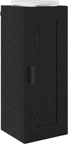 vidaXL Επιτοίχιο ντουλάπι Μαύρη Οξυά 34,5 x 34 x 90 εκ.