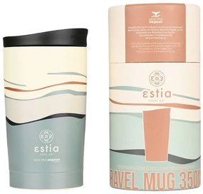 Estia Θερμός - Ποτήρι Για Καφέ Travel Mug Save The Aegean 350ml EcoZen Horizon 01-25618