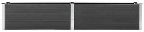 vidaXL Ζαρντινιέρα Υπερυψωμένη Γκρι 200 x 50 x 54 εκ. από WPC