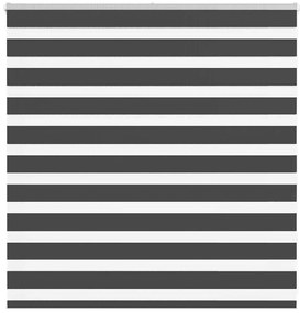 vidaXL Ζέβρα τυφλή Μαύρο Πλάτος υφάσματος 145,9 εκ. Πολυεστέρας