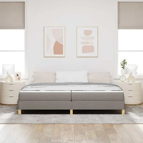 vidaXL Κρεβάτι με ελατήρια Ταμπά, Καφέ 200 x 200 cm