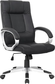 BF6900 Πολυθρόνα Διευθυντή PU Μαύρο   1τμχ