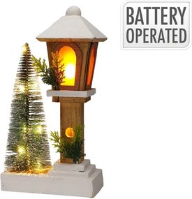 ΔΙΑΚΌΣΜΗΣΗ &amp; DECO ΣΕ ΕΟΡΤΑΣΤΙΚΌ ΠΝΕΎΜΑ STREET LAMP WITH XMAS TREE(FM)