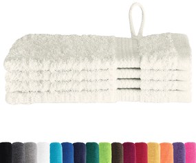 vidaXL Πετσέτες 4 pcs Κρεμ 15 x 21 cm Βαμβάκι