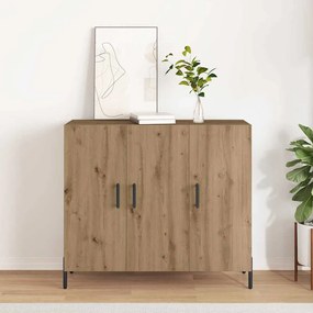 vidaXL Σύνθετο Ξύλου Καρυδιάς 90x34x80 εκ.