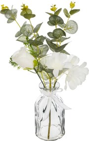 Τεχνητό Μπουκέτο Λουλουδιών Σε Βάζο (Φ22x41) A-S Eucalyptus 168546