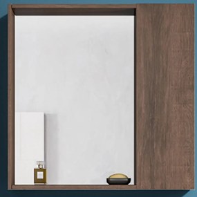 Καθρέφτης Diana 3MDIA050BR-1 50×70cm Brown Ξύλο,Γυαλί